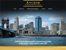 Tablet Screenshot of anchor-prop.com